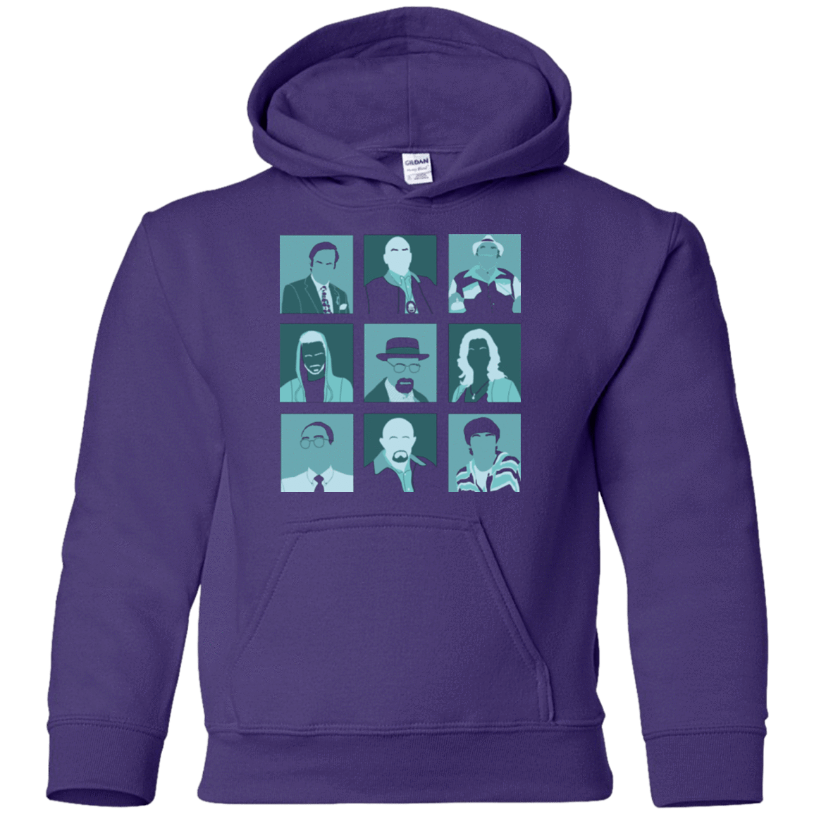 Sweatshirts Purple / YS Breaking Pop Youth Hoodie