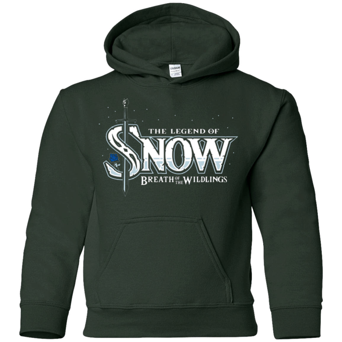 Sweatshirts Forest Green / YS Breath of the Wildlings Youth Hoodie