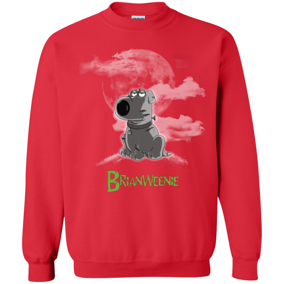 Sweatshirts Red / Small Brian Weenie Crewneck Sweatshirt