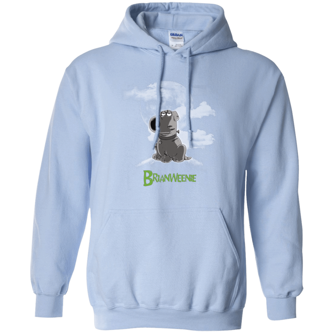 Sweatshirts Light Blue / Small Brian Weenie Pullover Hoodie