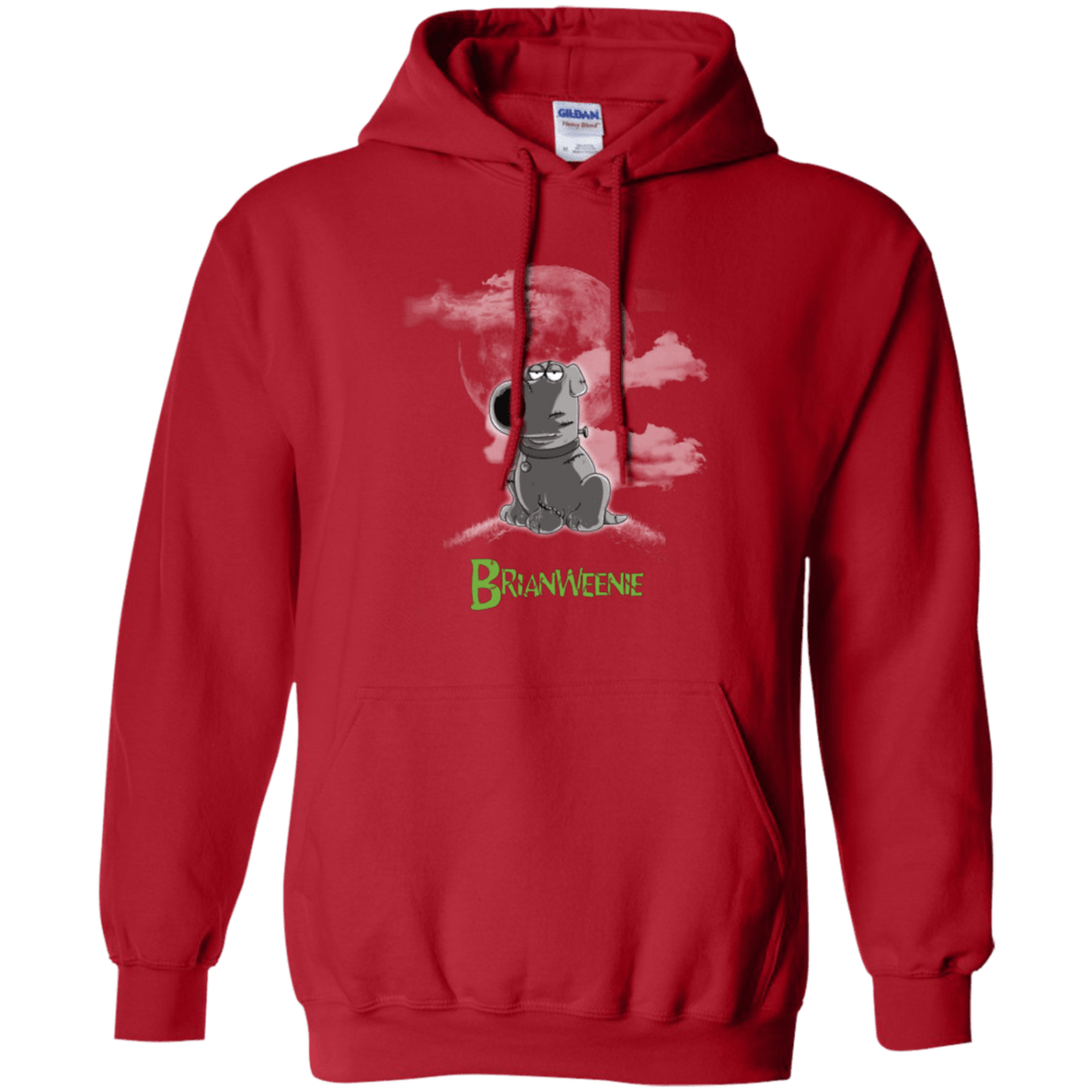 Sweatshirts Red / Small Brian Weenie Pullover Hoodie