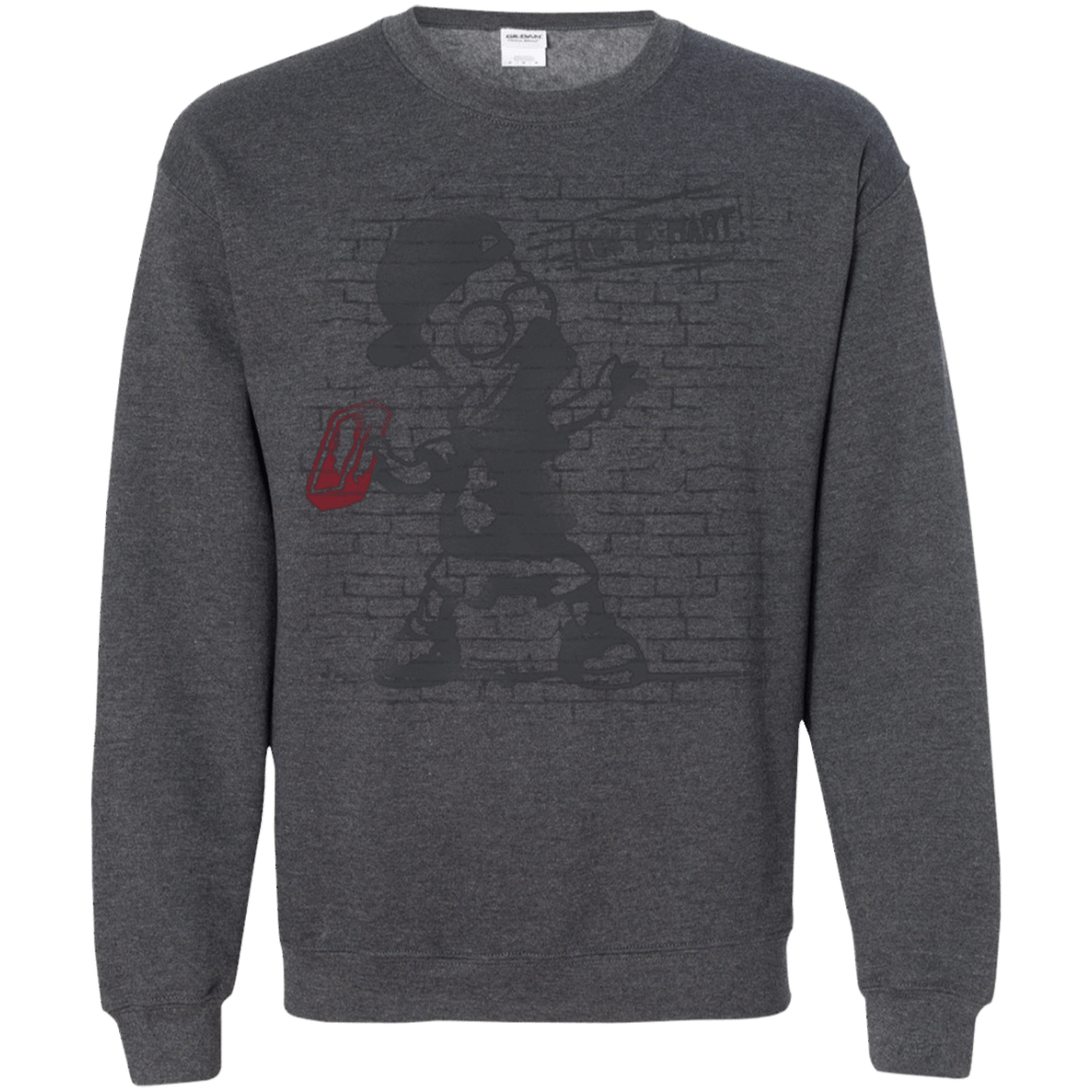 Sweatshirts Dark Heather / S BRICK E MART Crewneck Sweatshirt