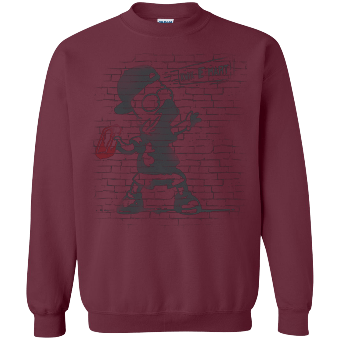 Sweatshirts Maroon / S BRICK E MART Crewneck Sweatshirt