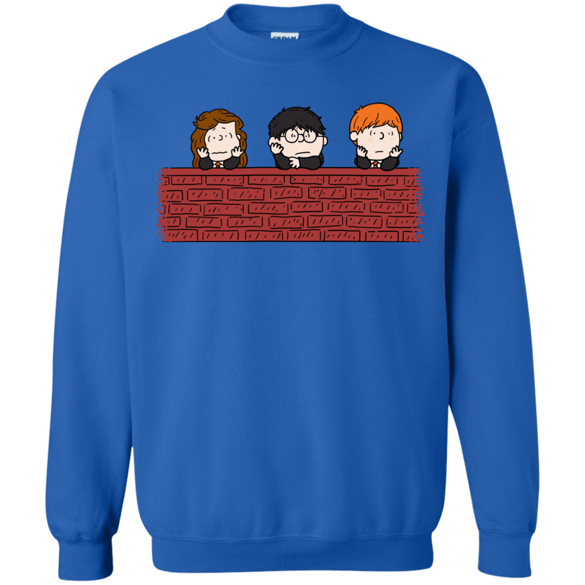 Sweatshirts Royal / S Brick Wall Crewneck Sweatshirt