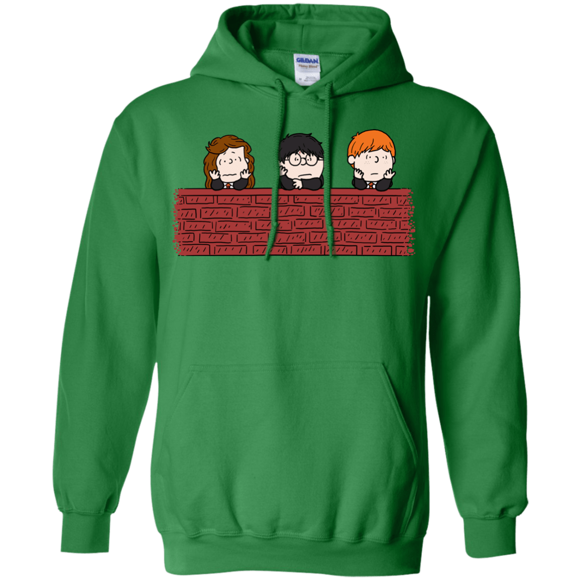 Sweatshirts Irish Green / S Brick Wall Pullover Hoodie