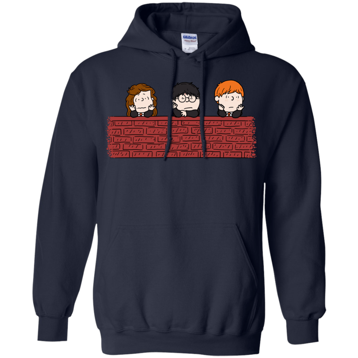 Sweatshirts Navy / S Brick Wall Pullover Hoodie