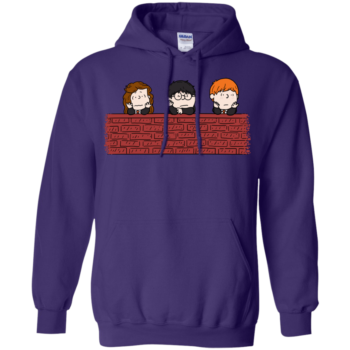 Sweatshirts Purple / S Brick Wall Pullover Hoodie