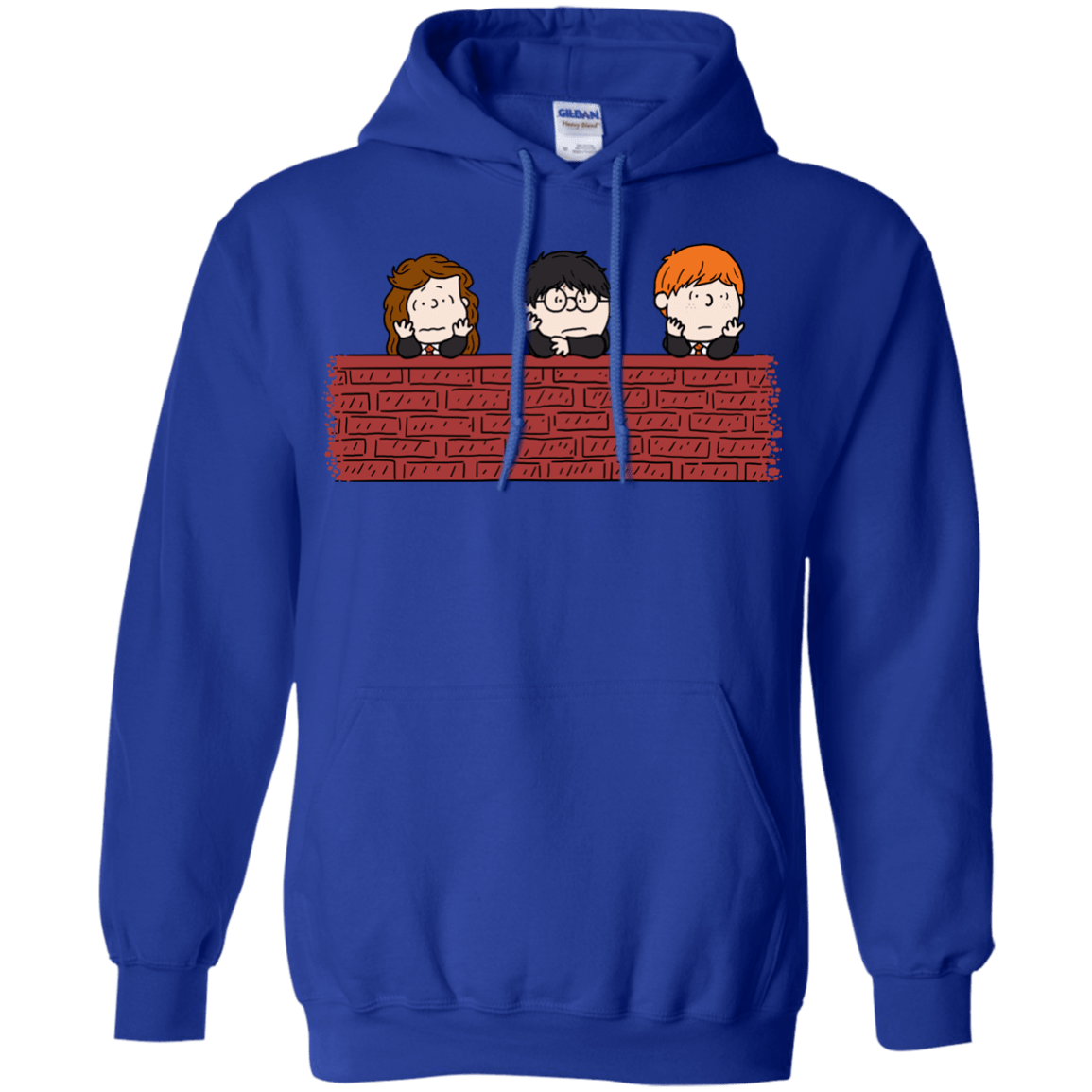 Sweatshirts Royal / S Brick Wall Pullover Hoodie
