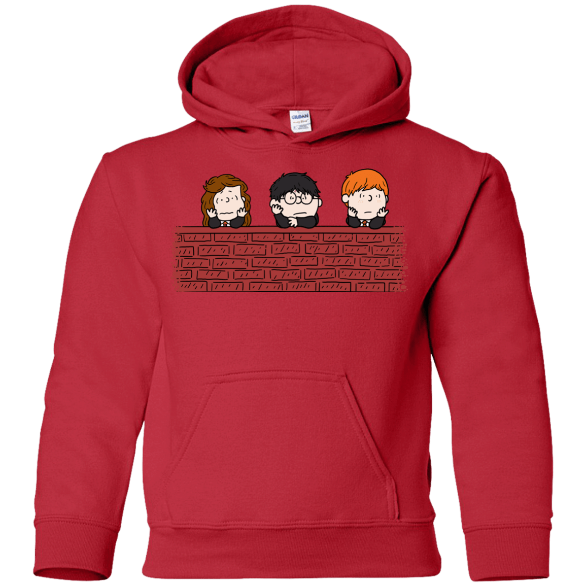 Sweatshirts Red / YS Brick Wall Youth Hoodie