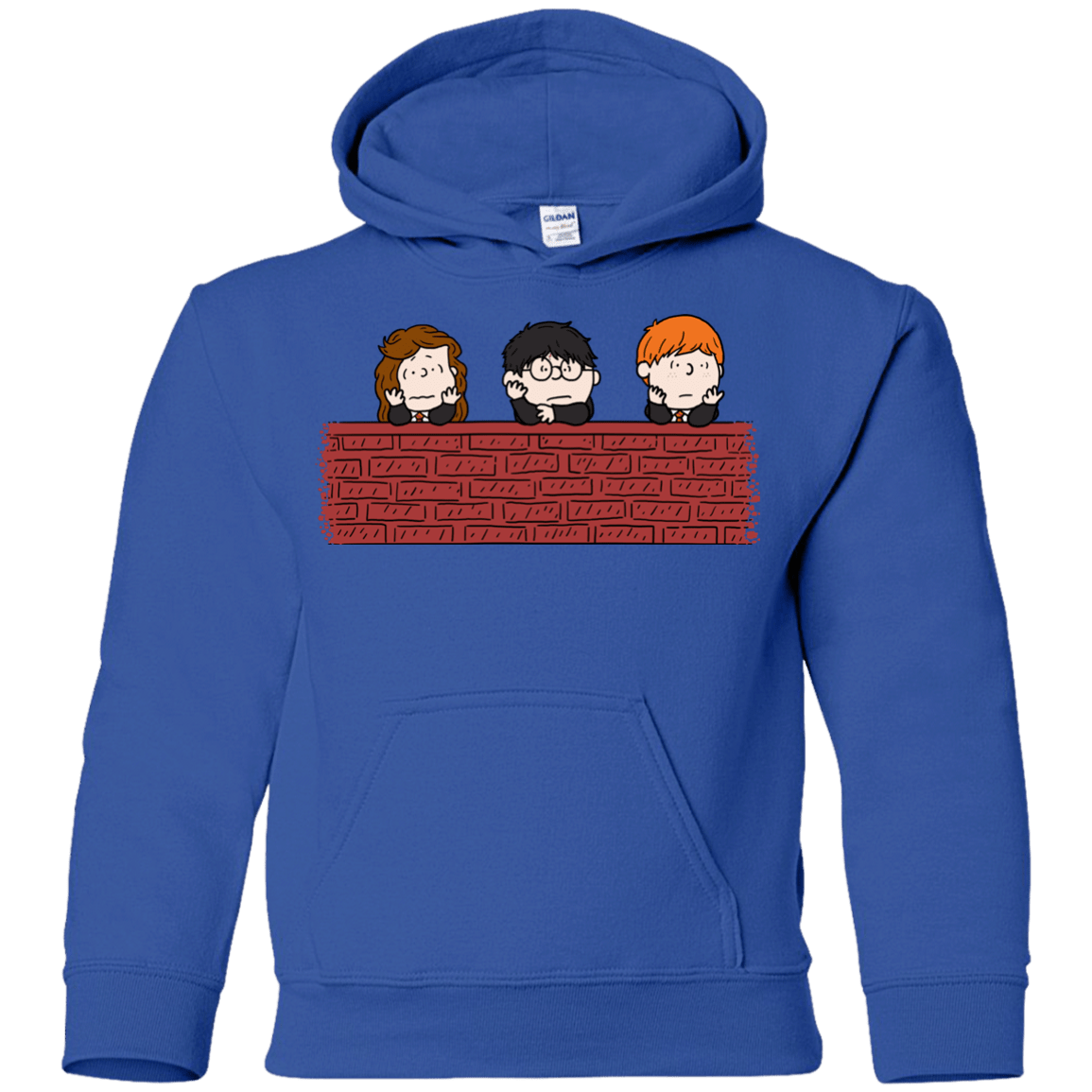Sweatshirts Royal / YS Brick Wall Youth Hoodie