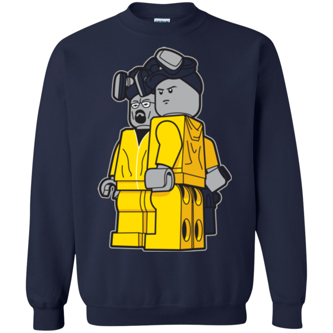 Sweatshirts Navy / Small Bricking Bad Crewneck Sweatshirt