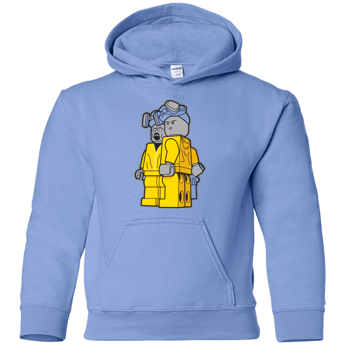Sweatshirts Carolina Blue / YS Bricking Bad Youth Hoodie