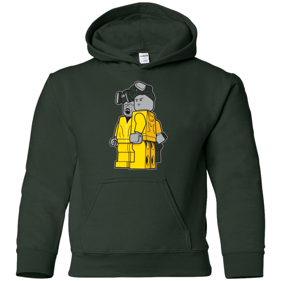 Sweatshirts Forest Green / YS Bricking Bad Youth Hoodie