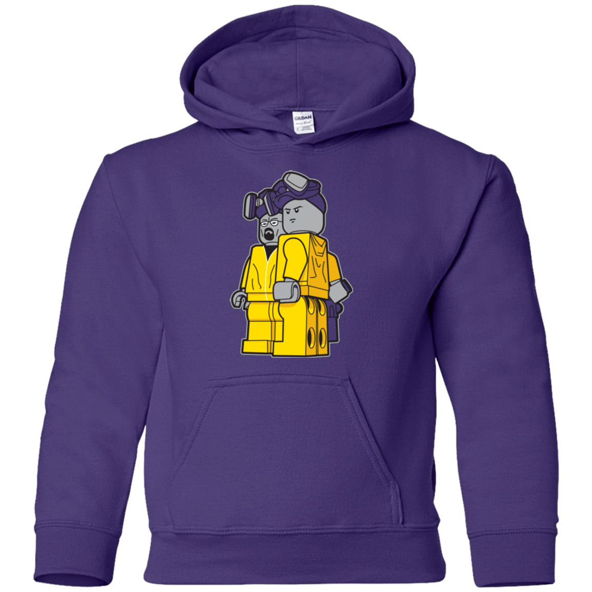 Sweatshirts Purple / YS Bricking Bad Youth Hoodie