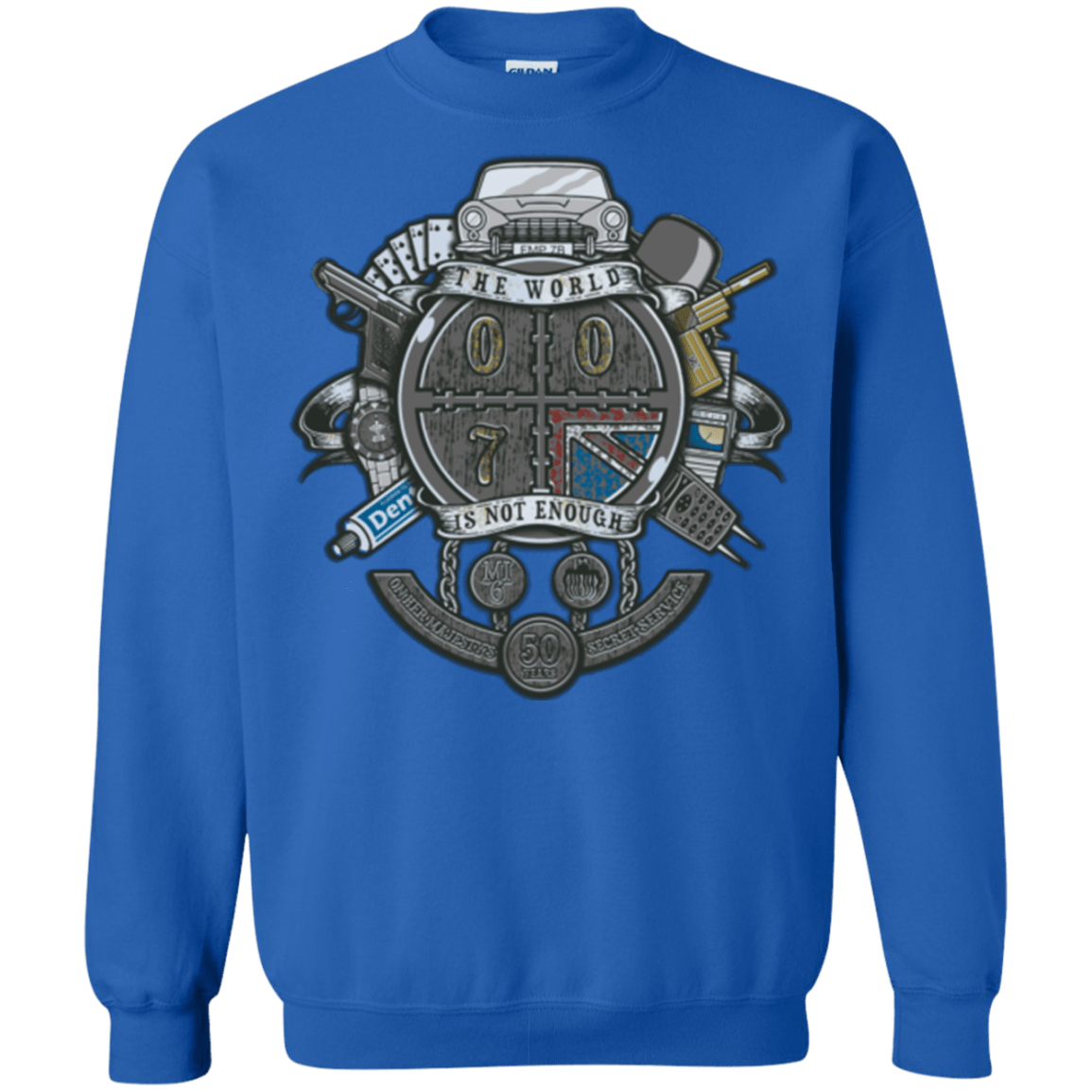 Sweatshirts Royal / Small British Spy Crest Crewneck Sweatshirt