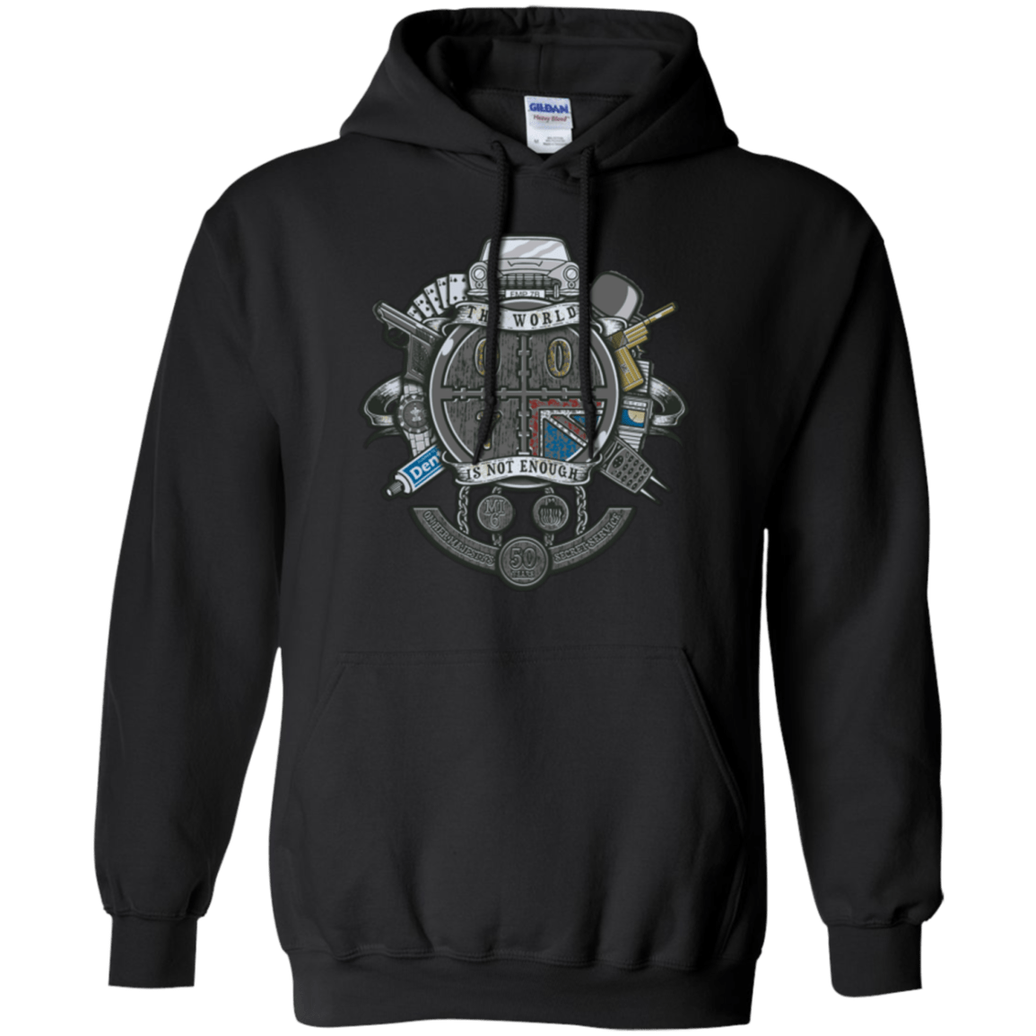 Sweatshirts Black / Small British Spy Crest Pullover Hoodie