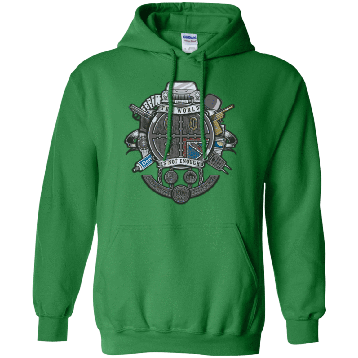Sweatshirts Irish Green / Small British Spy Crest Pullover Hoodie