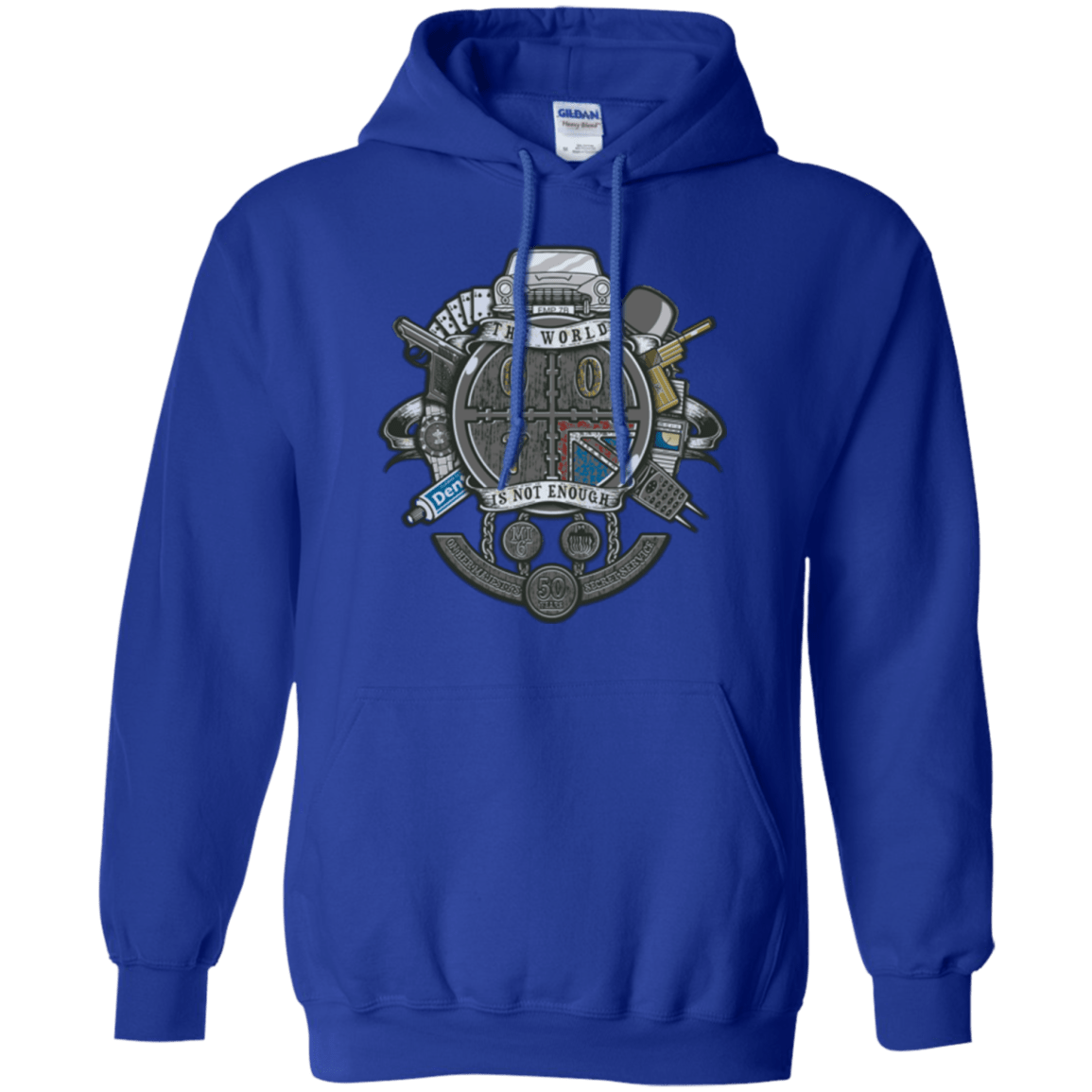 Sweatshirts Royal / Small British Spy Crest Pullover Hoodie