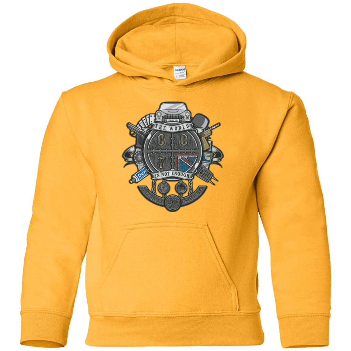 Sweatshirts Gold / YS British Spy Crest Youth Hoodie