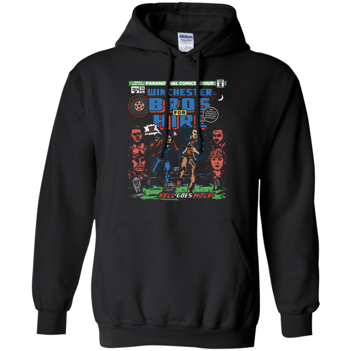 Sweatshirts Black / Small Bros 4 Hire Pullover Hoodie