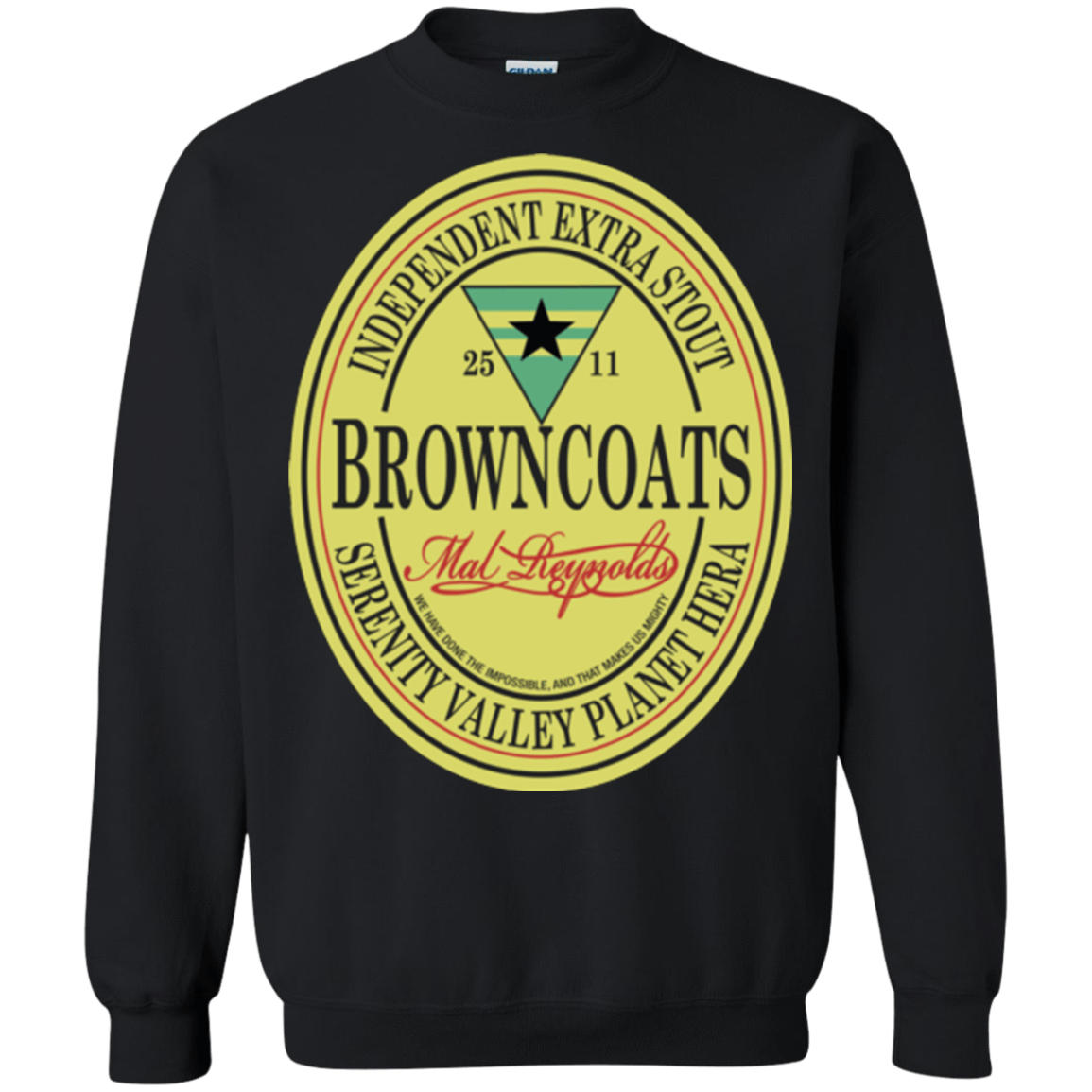 Sweatshirts Black / Small Browncoats Stout Crewneck Sweatshirt