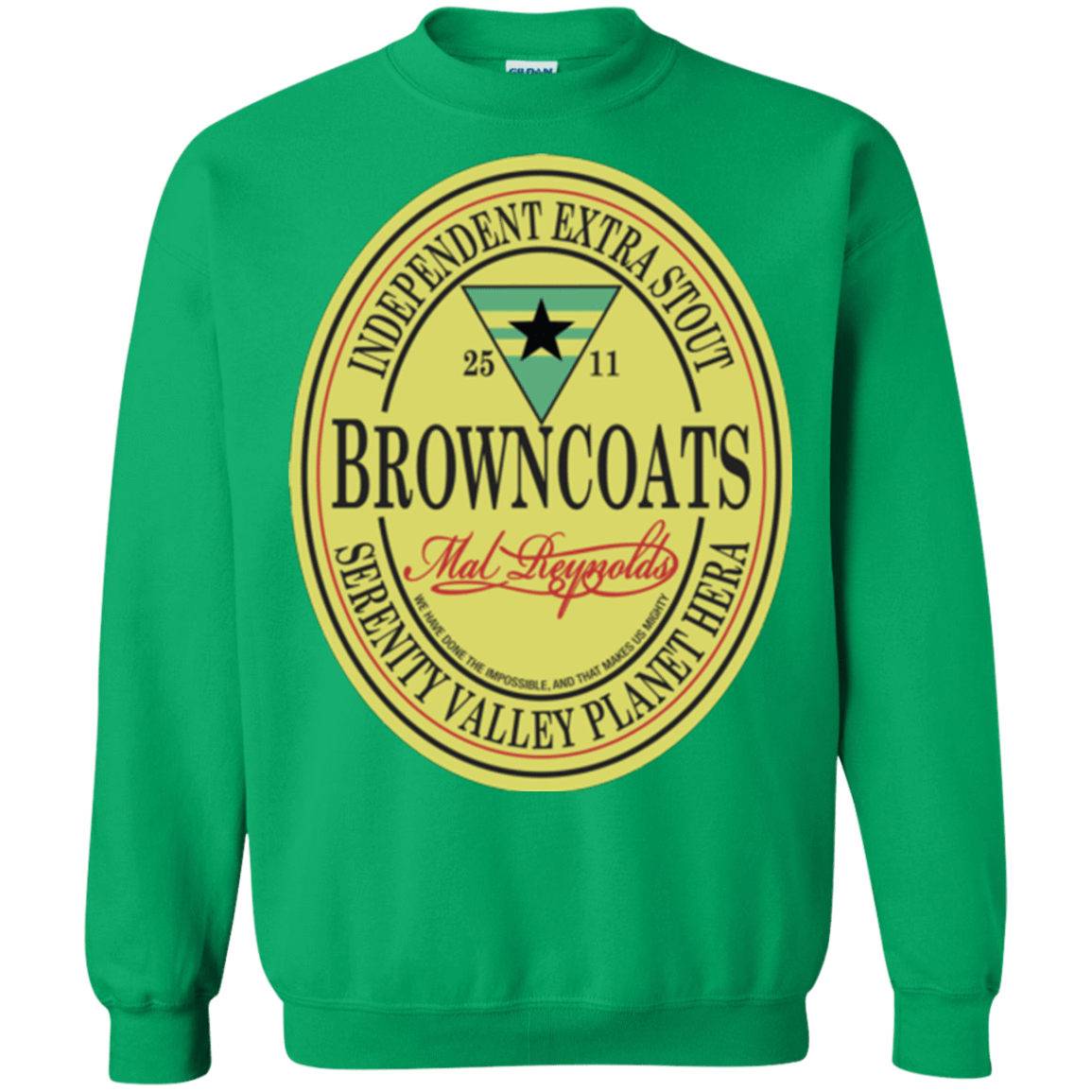 Sweatshirts Irish Green / Small Browncoats Stout Crewneck Sweatshirt