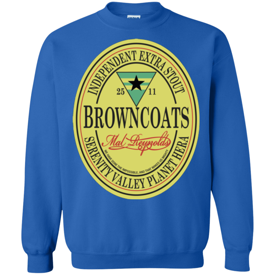 Sweatshirts Royal / Small Browncoats Stout Crewneck Sweatshirt
