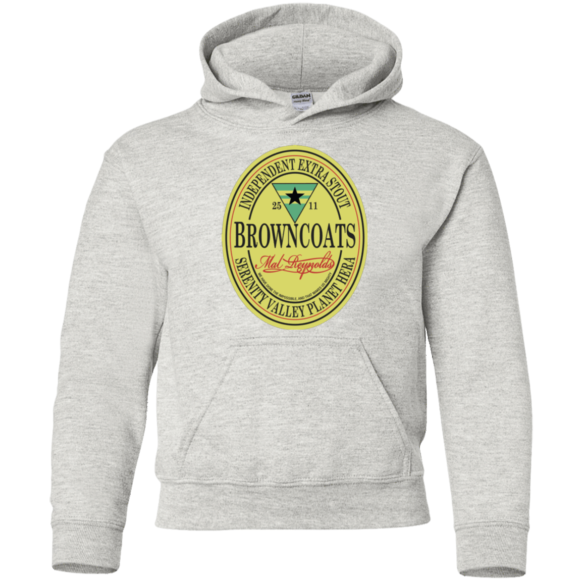 Sweatshirts Ash / YS Browncoats Stout Youth Hoodie