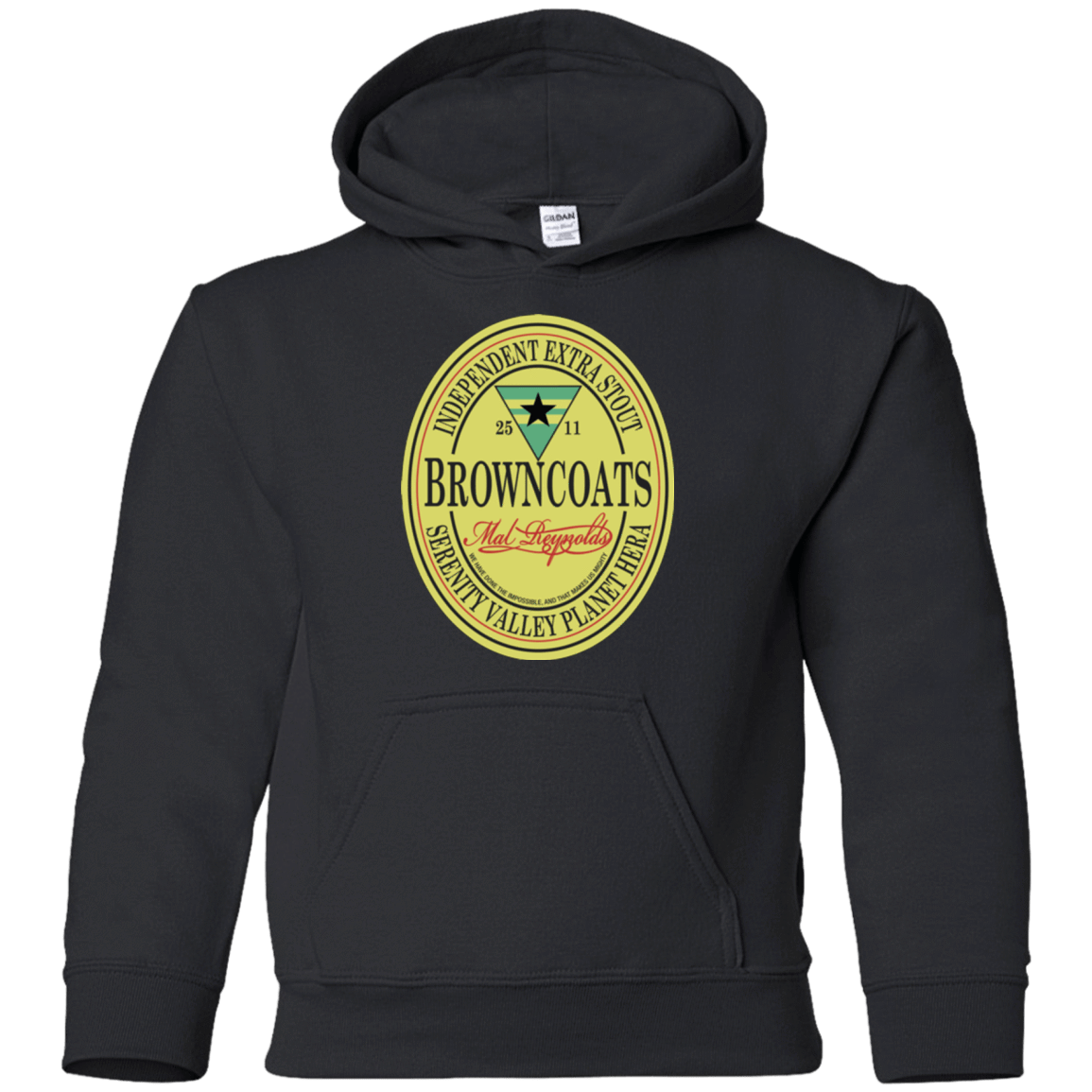 Sweatshirts Black / YS Browncoats Stout Youth Hoodie