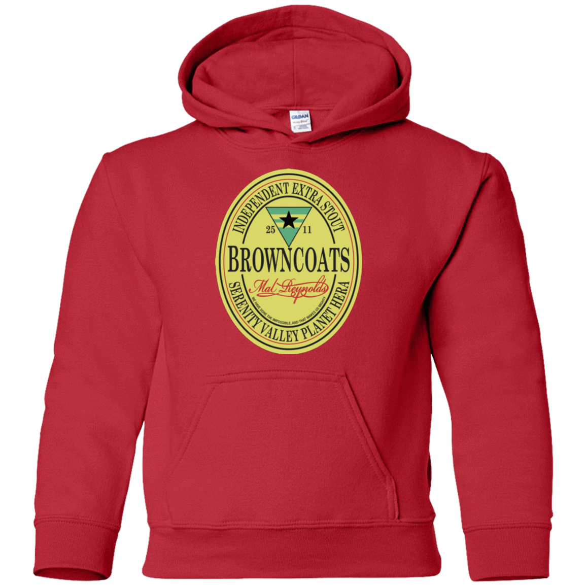Sweatshirts Red / YS Browncoats Stout Youth Hoodie