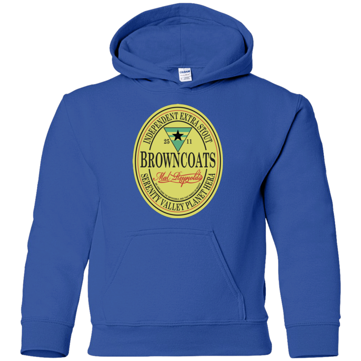 Sweatshirts Royal / YS Browncoats Stout Youth Hoodie
