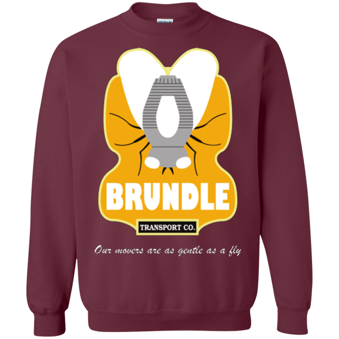 Sweatshirts Maroon / Small Brundle Transportation Crewneck Sweatshirt
