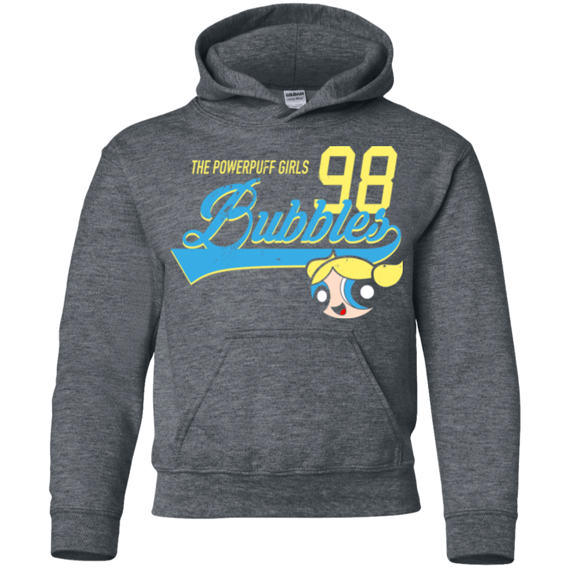Sweatshirts Dark Heather / YS Bubbles Youth Hoodie
