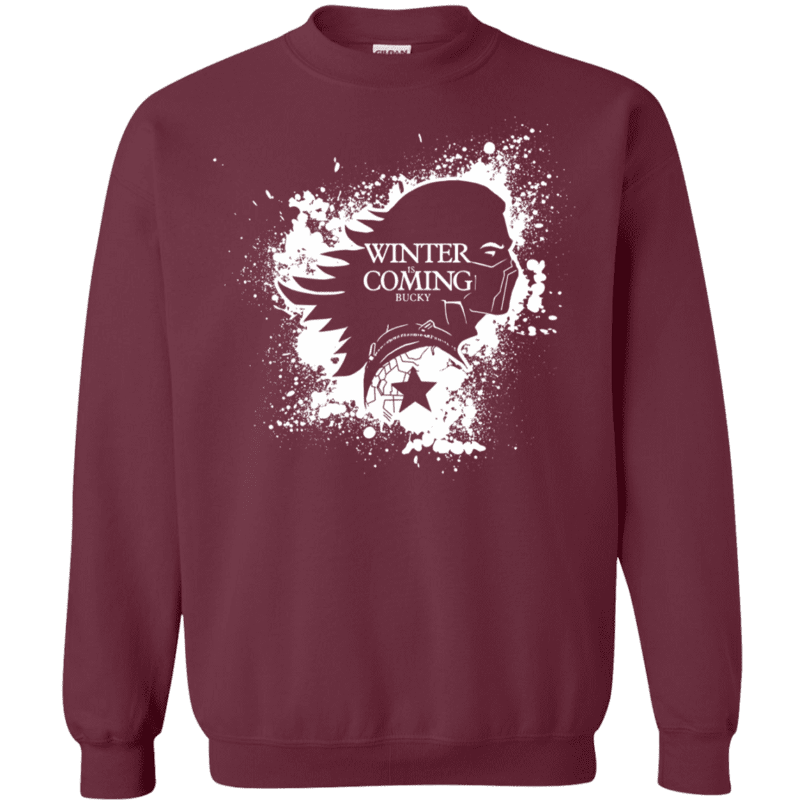 Sweatshirts Maroon / S Bucky Black Crewneck Sweatshirt