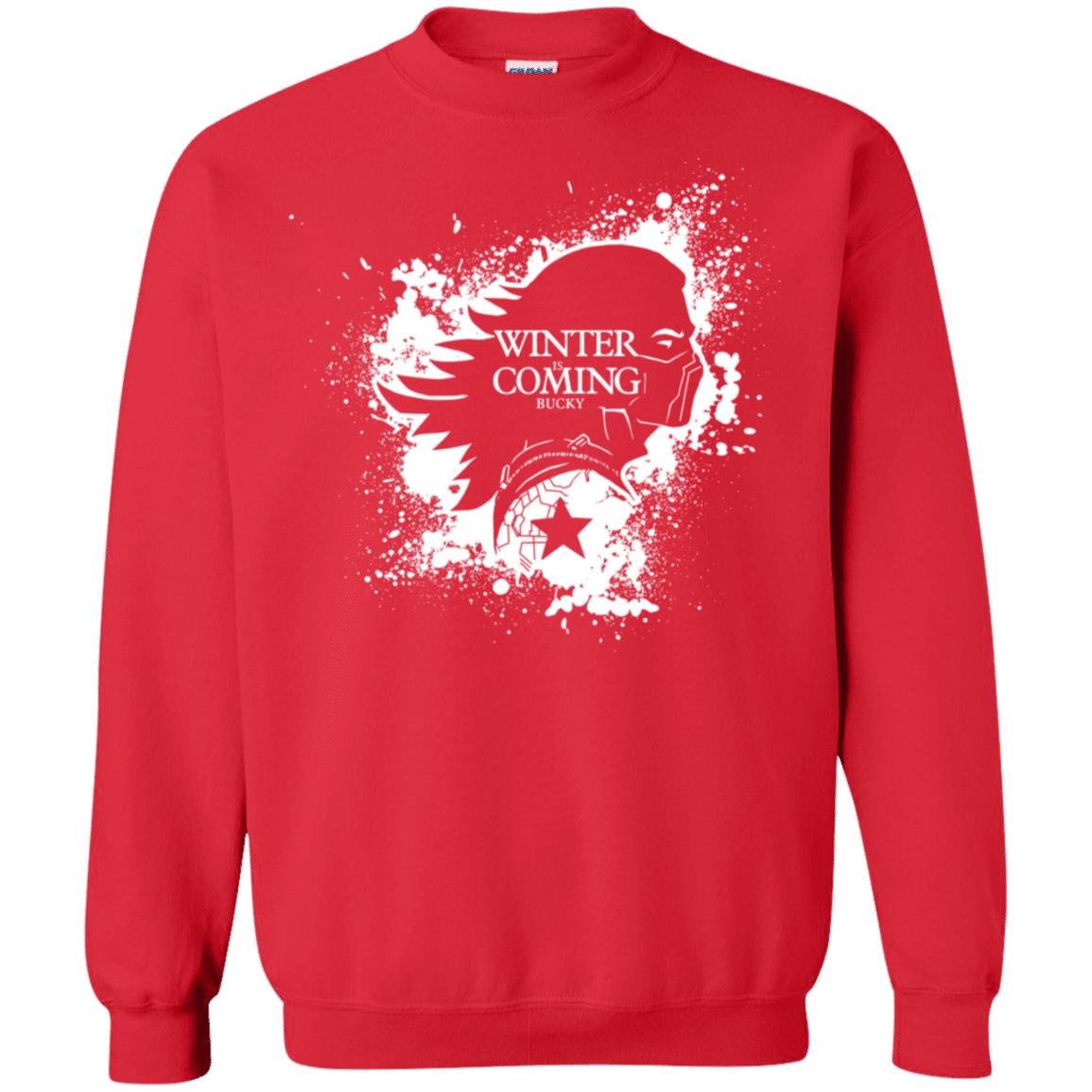 Sweatshirts Red / S Bucky Black Crewneck Sweatshirt