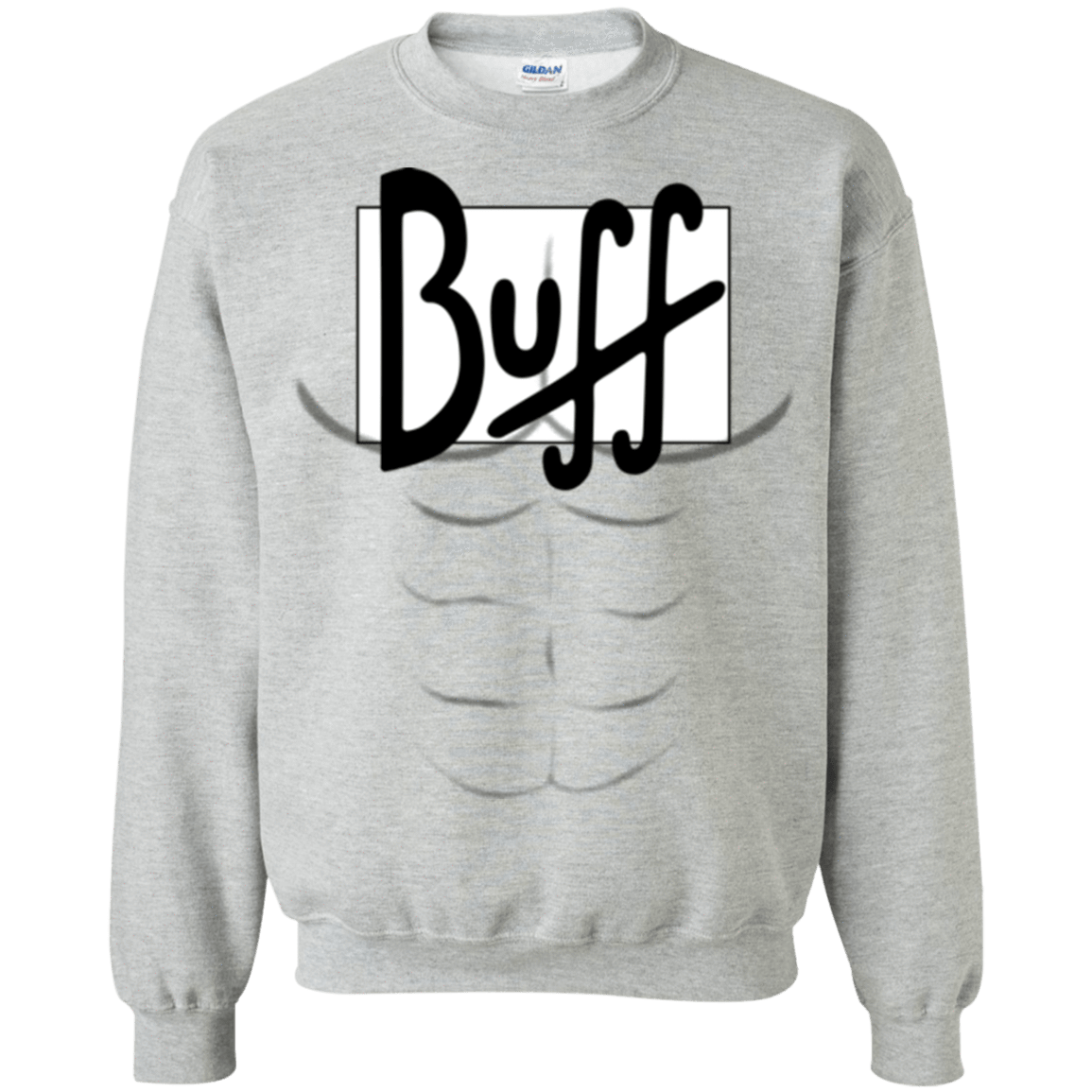 Sweatshirts Sport Grey / Small Buff Crewneck Sweatshirt