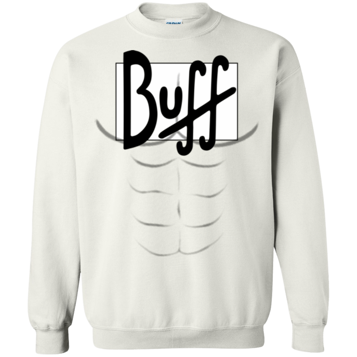 Sweatshirts White / Small Buff Crewneck Sweatshirt