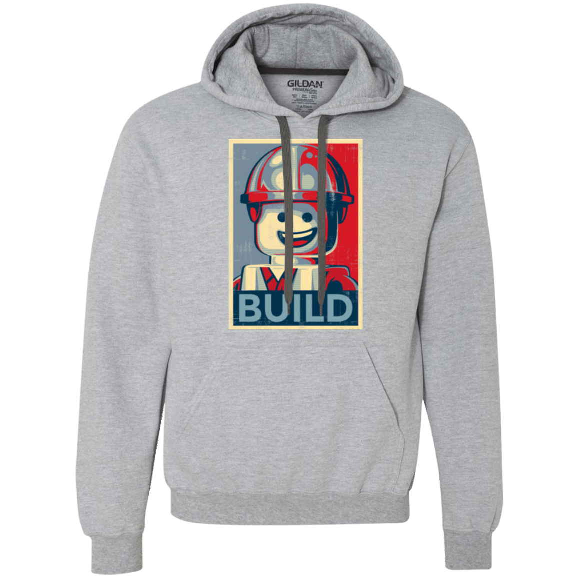 Sweatshirts Sport Grey / Small Build Premium Fleece Hoodie