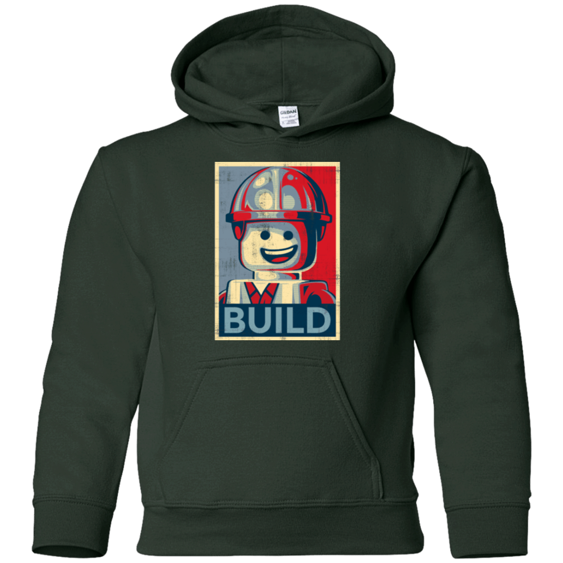 Sweatshirts Forest Green / YS Build Youth Hoodie