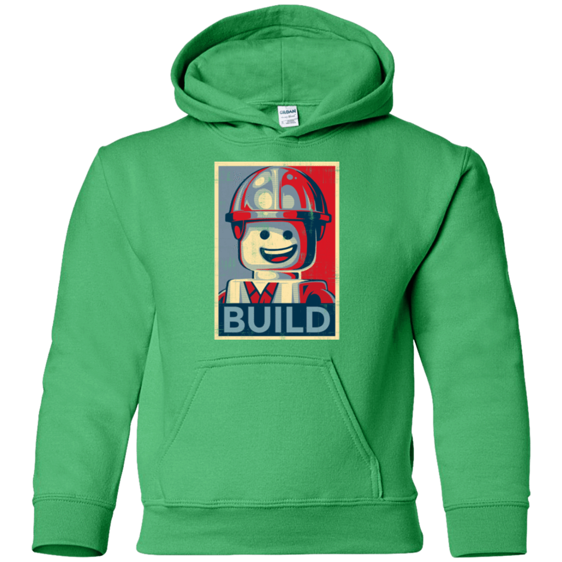 Sweatshirts Irish Green / YS Build Youth Hoodie