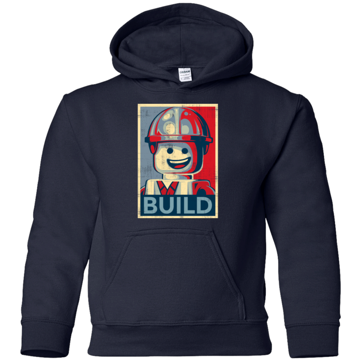 Sweatshirts Navy / YS Build Youth Hoodie