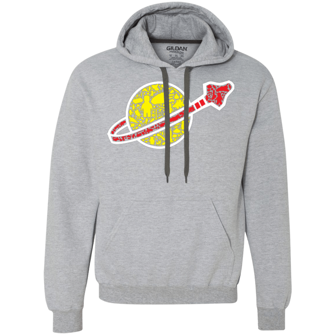 Sweatshirts Sport Grey / Small Building in Space Premium Fleece Hoodie