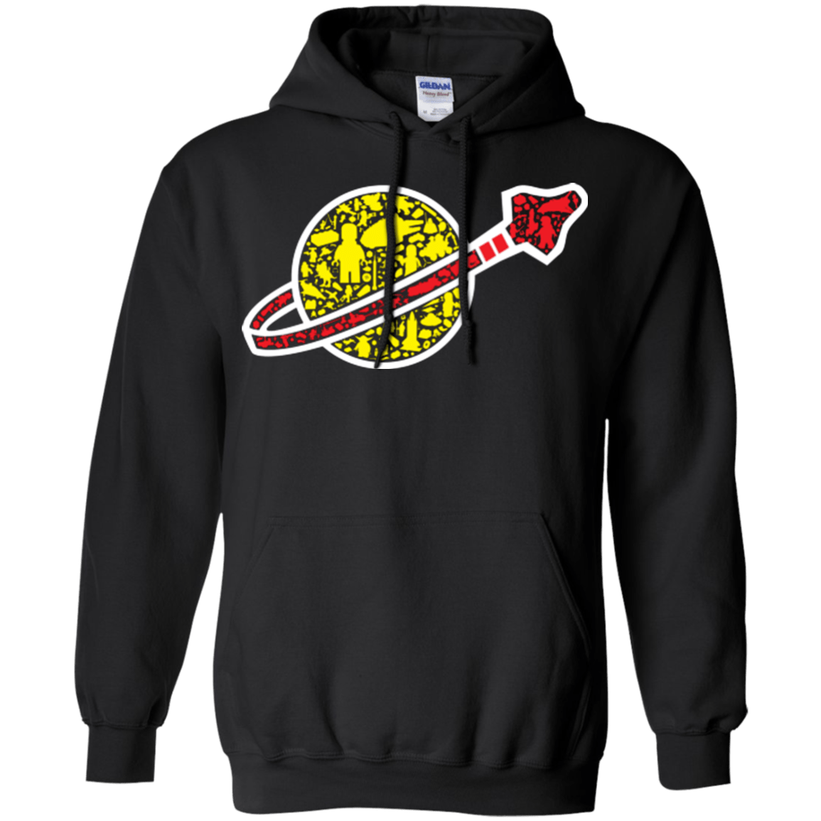 Sweatshirts Black / Small Building in Space Pullover Hoodie