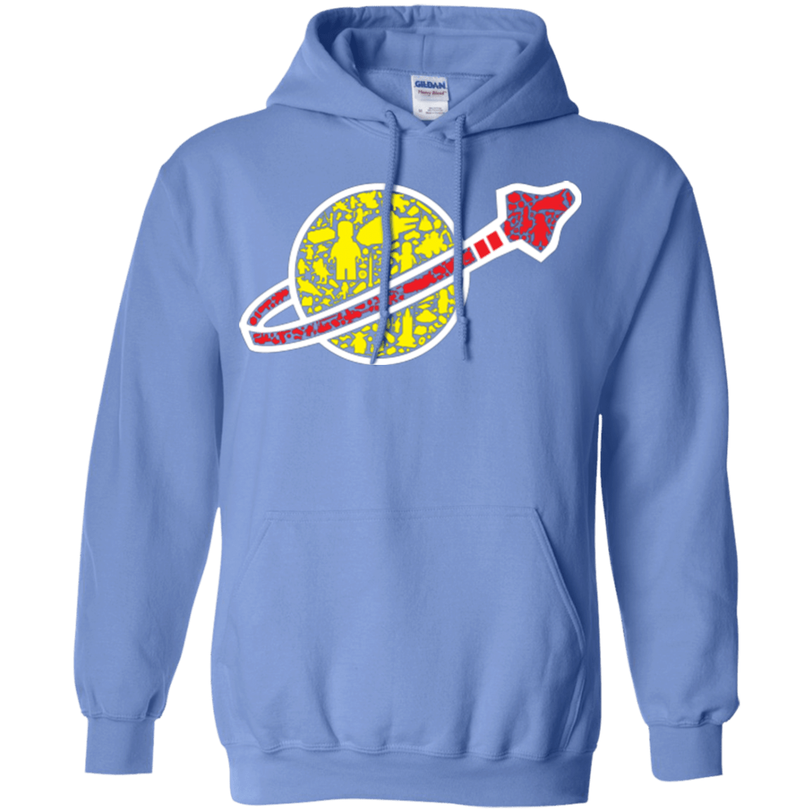 Sweatshirts Carolina Blue / Small Building in Space Pullover Hoodie