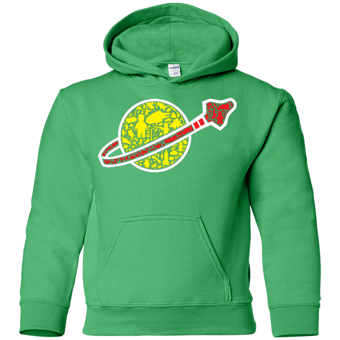 Sweatshirts Irish Green / YS Building in Space Youth Hoodie