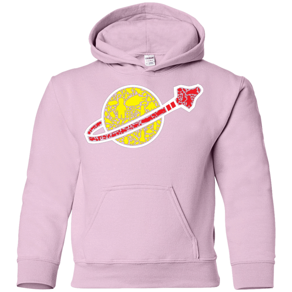 Sweatshirts Light Pink / YS Building in Space Youth Hoodie