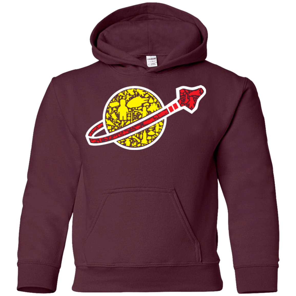 Sweatshirts Maroon / YS Building in Space Youth Hoodie