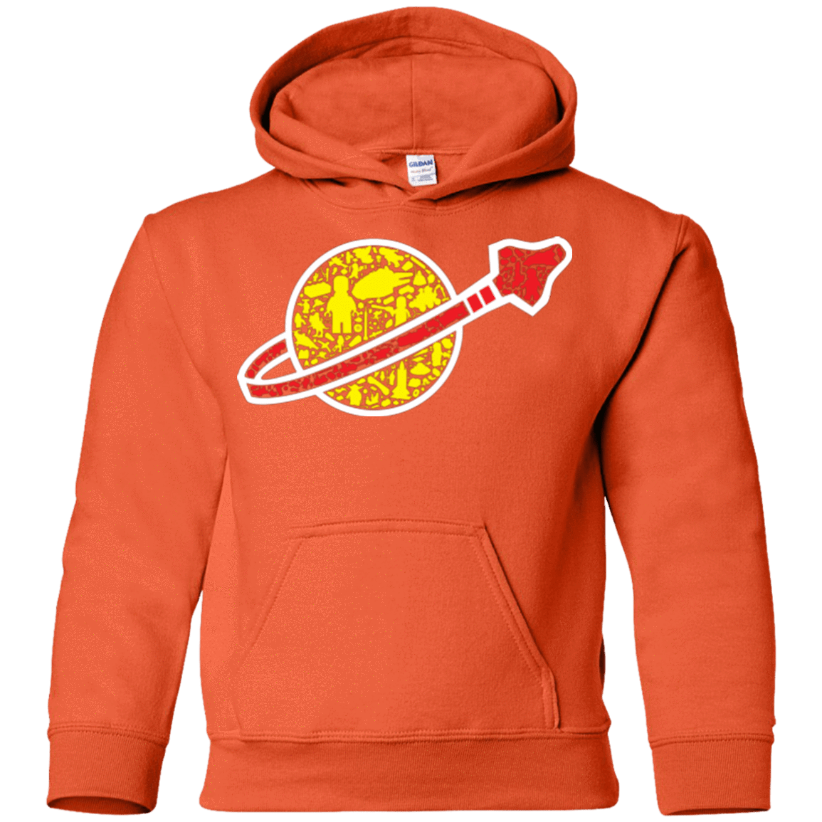 Sweatshirts Orange / YS Building in Space Youth Hoodie