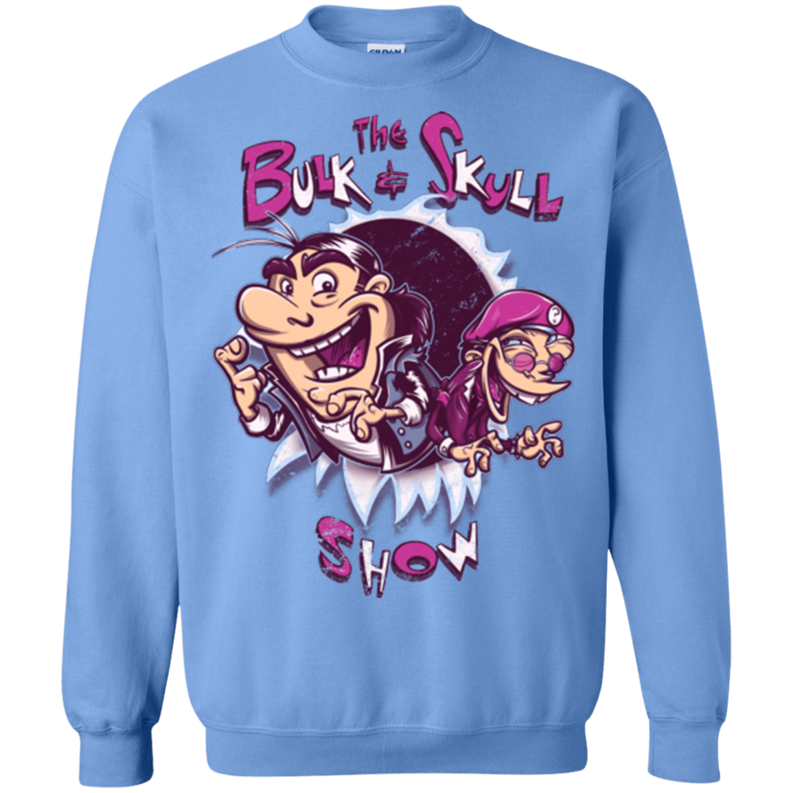 Sweatshirts Carolina Blue / Small Bulk and Skull Show Crewneck Sweatshirt
