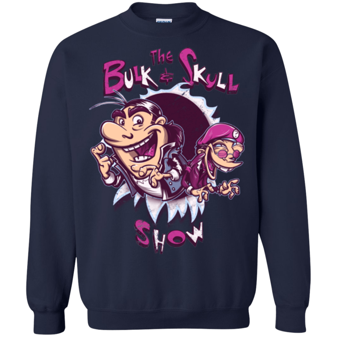 Sweatshirts Navy / Small Bulk and Skull Show Crewneck Sweatshirt